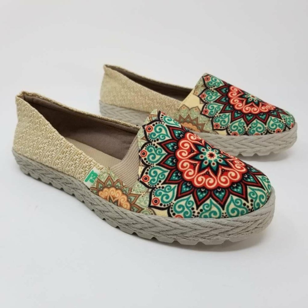 Cyan Accesorios Espadrille Flat Shoes Beige 6